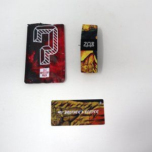 My Brother’s Keeper Zox Strap Reversible Wristband - NEW - White Star Braclet